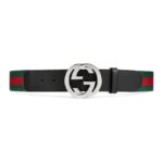Belt Gucci GG Stripe Black GC010 - Image 4