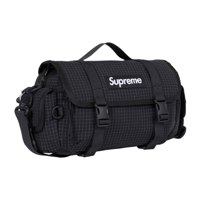 Shoulder Bag Supreme Black Grid SP061 - Image 2