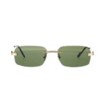 Sunglasses Cartier Gold Frame Green Lenses CTR004 - Image 5