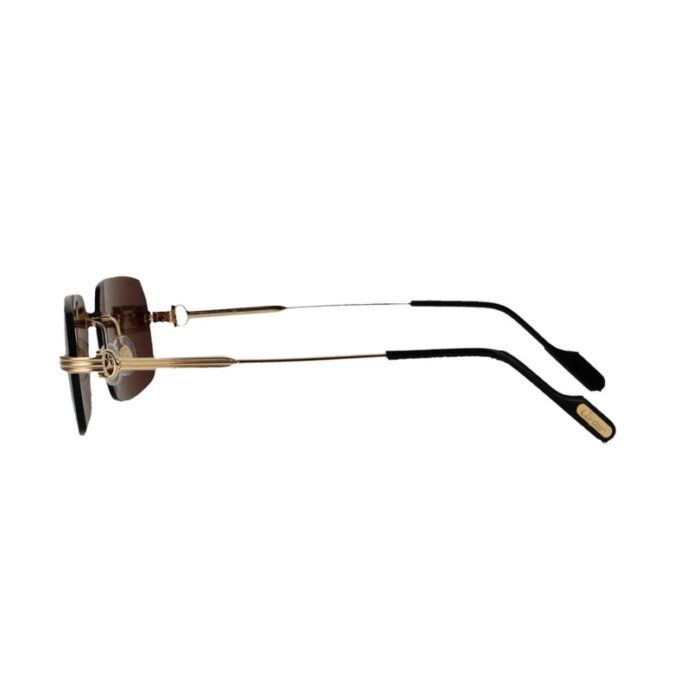 Sunglasses Cartier Gold Frame Green Lenses CTR004 - Image 4