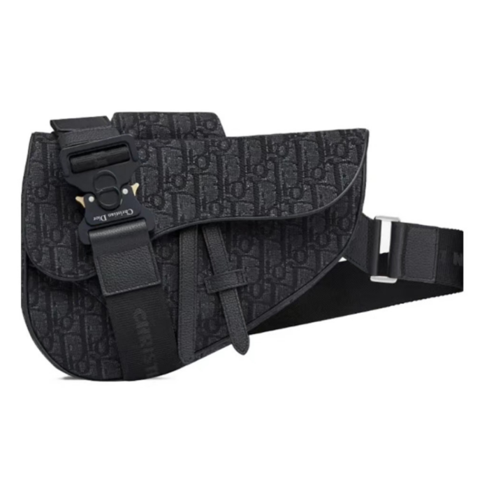 Bag Dior Oblique Black Canvas DO036 - Image 1