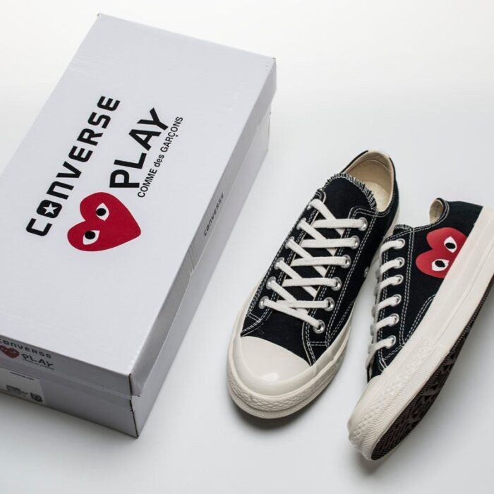 Converse Chuck Taylor All Star 70s X Comme des Garçons Play Black CVW001 - Image 2