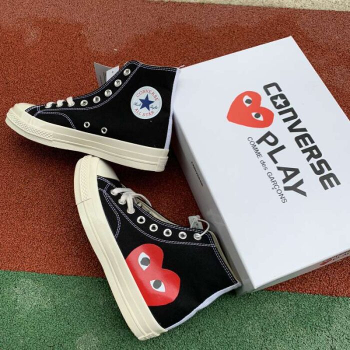 Converse Chuck Taylor All Star 70s X Comme des Garçons Play Long Shaft Black CVW003 - Image 6