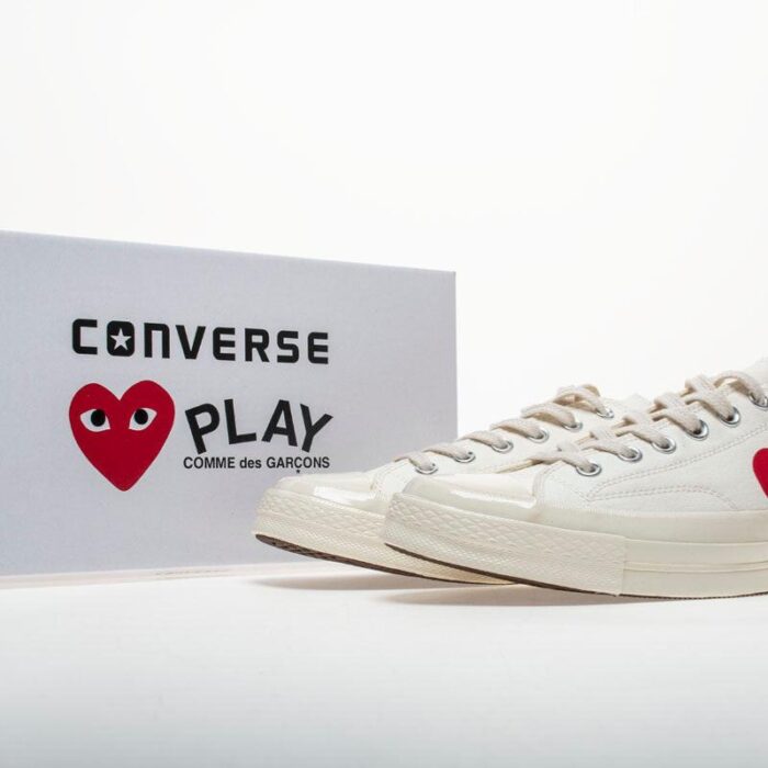 Converse Chuck Taylor All Star 70s X Comme des Garçons Play White CVW004 - Image 2
