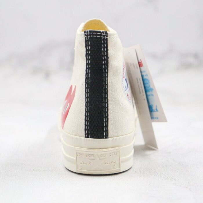 Converse Chuck Taylor All Star 70s X Comme des Garçons Play Long Shaft White CVW002 - Image 3