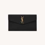 Pochette Yves Saint Laurent Uptown In Pelle Goffrata Grain de Poudre YSL008