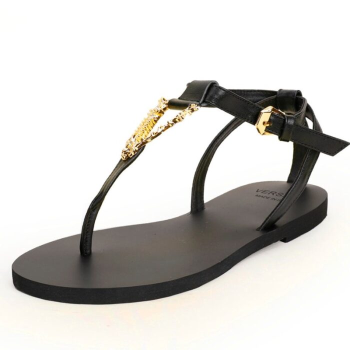 Versace Virtus Flat Sandals VSC012 - Image 1