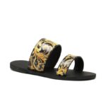 Versace Western Baroque Patterned Flat Sandals VSC014