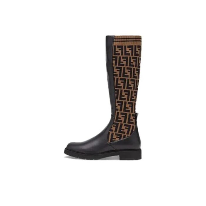 Fendi Rockoko Leather Boot FDW005 - Image 1