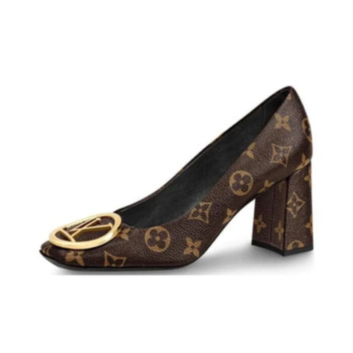 Louis Vuitton Madeleine Chunky High Heels LVW051 - Image 1