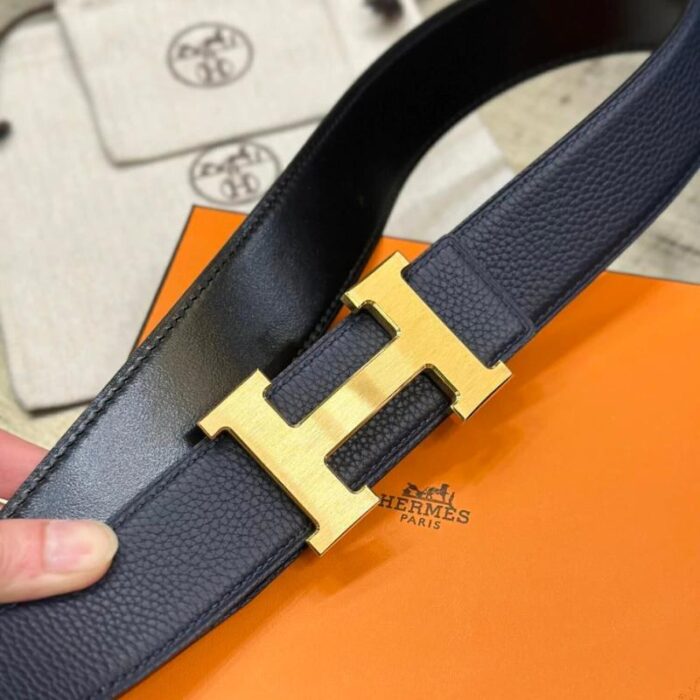 Belt Hermès Buckle & Reversible Leather Strap HM001 - Image 3