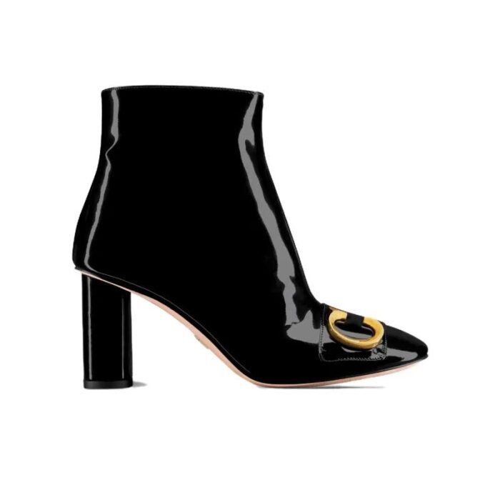 Christian Dior C'est Chunky Boots Black DO073 - Image 2