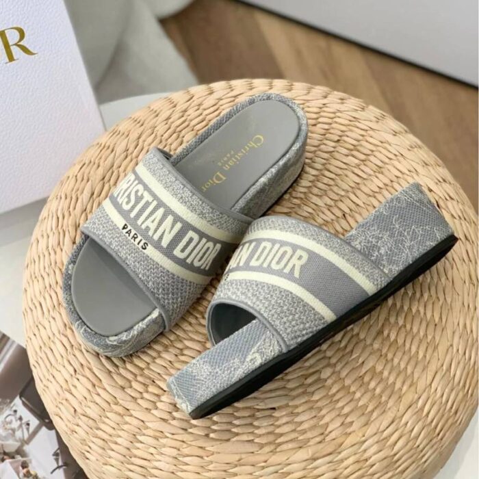Christian Dior Sandal Gray DO093 - Image 2