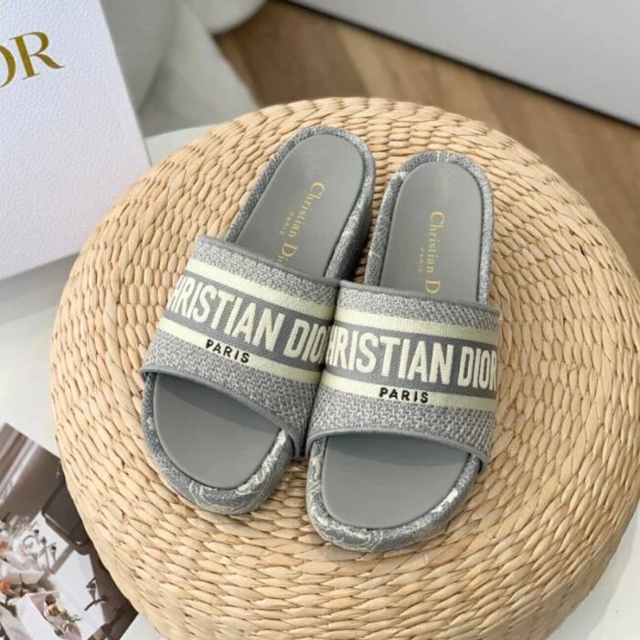 Christian Dior Sandal Gray DO093 - Image 1