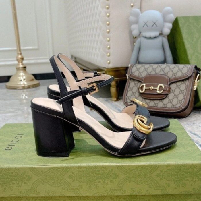 Gucci High Heel Sandal GG Marmont GCW010 - Image 1