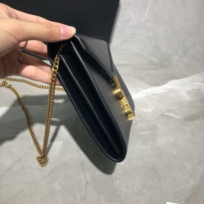 Yves Saint Laurent Cassandra Chain Wallet YSL013 - Image 6