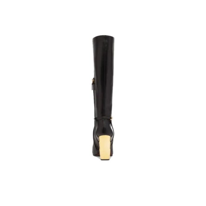 Fendi Delfina 110mm Knee High Boots FDW007 - Image 11