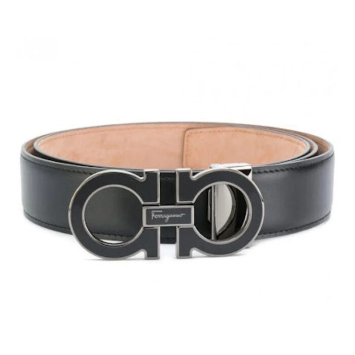 Belt Ferragamo All Black FG003 - Image 1