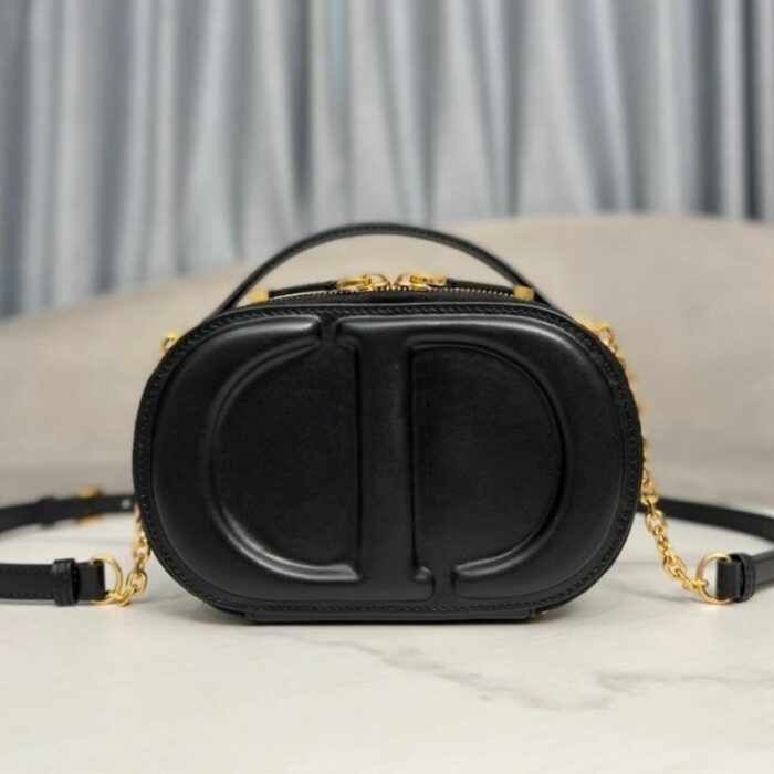 Shoulder Bag Dior Signature Camera Bag Black DOW011 - Image 1