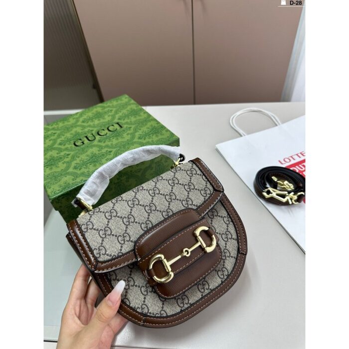 Gucci Horsebit 1955 Mini Shoulder Bag Beige GC210 - Image 1