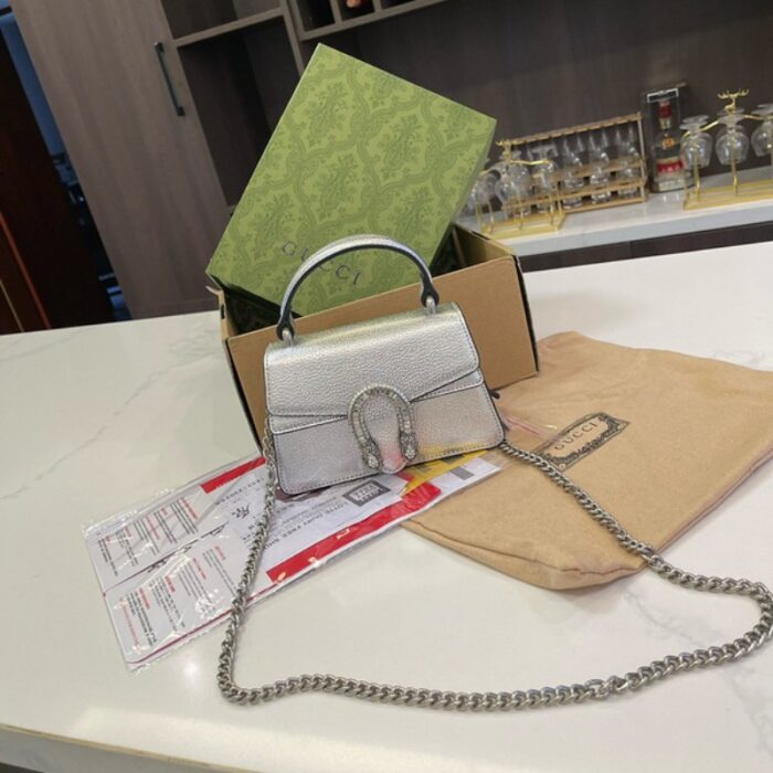 Gucci Tote Dionysus Silver Bag GC247 - Image 1
