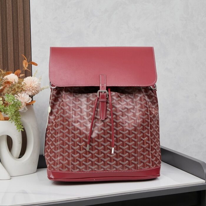 Goyard Alpin MM Backpack Red Bag GYD012 - Image 1