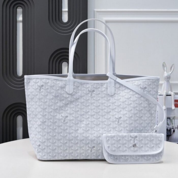 Goyard Saint Louis GM Bag White GYD021 - Image 1