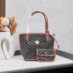 Goyard Anjou Mini Bag Customized Heart Black/Brown GYD025
