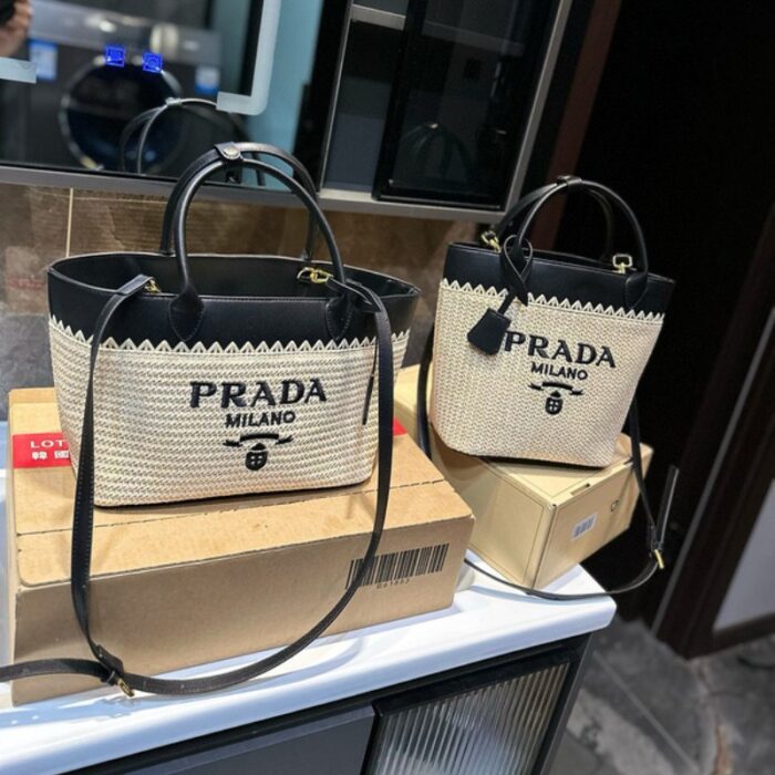 Prada Crochet Tote Bag PD088 - Image 1