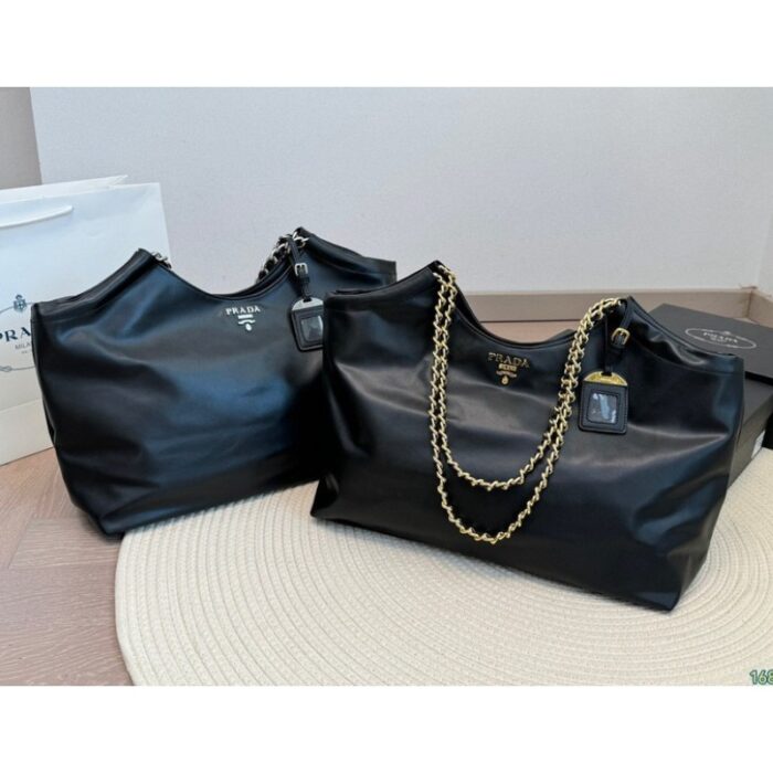 Prada Soft Calf Chain Tote Bag PD092 - Image 1