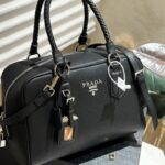 Prada Bauletto Vitello Daino Tote Bag PD102