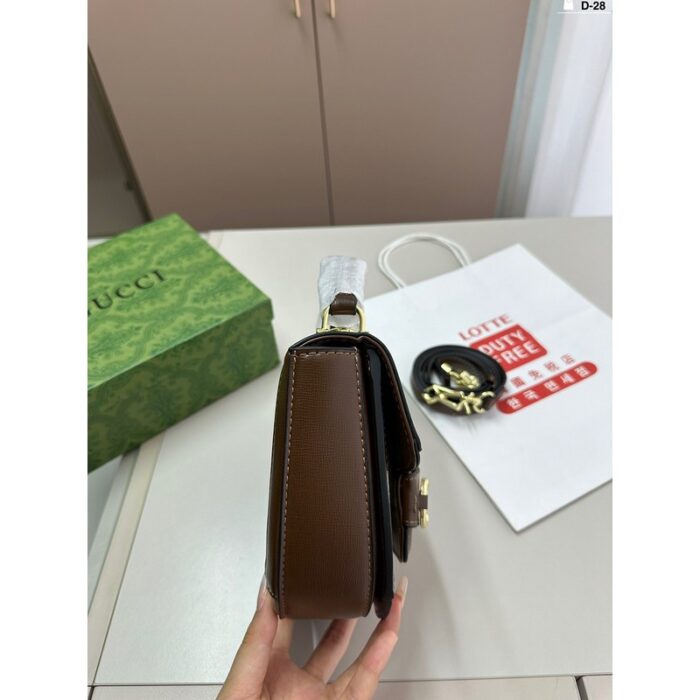 Gucci Horsebit 1955 Mini Shoulder Bag Beige GC210 - Image 2