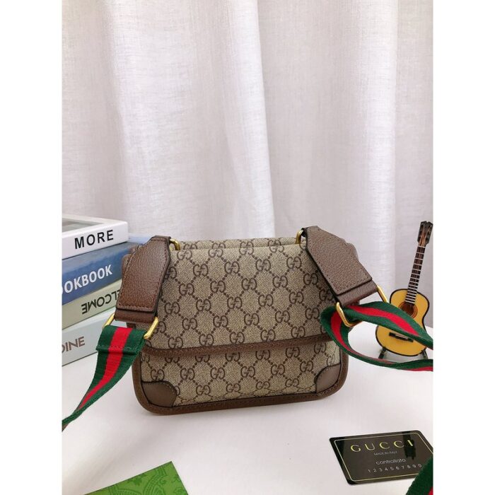 Gucci Neo Vintage GG Supreme Monogram Shoulder Bag GC211 - Image 2