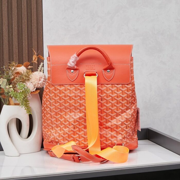 Goyard Alpin MM Backpack Orange Bag GYD013 - Image 2