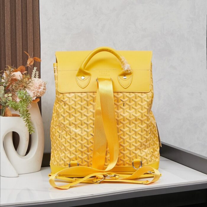 Goyard Alpin MM Backpack Yellow Bag GYD015 - Image 2