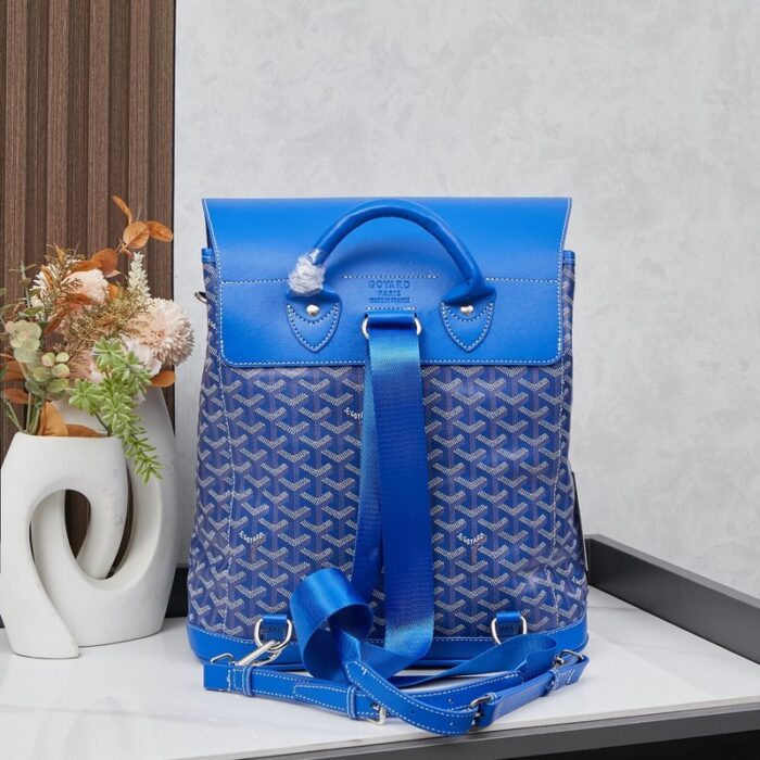 Goyard Alpin MM Backpack Blue Bag GYD016 - Image 2