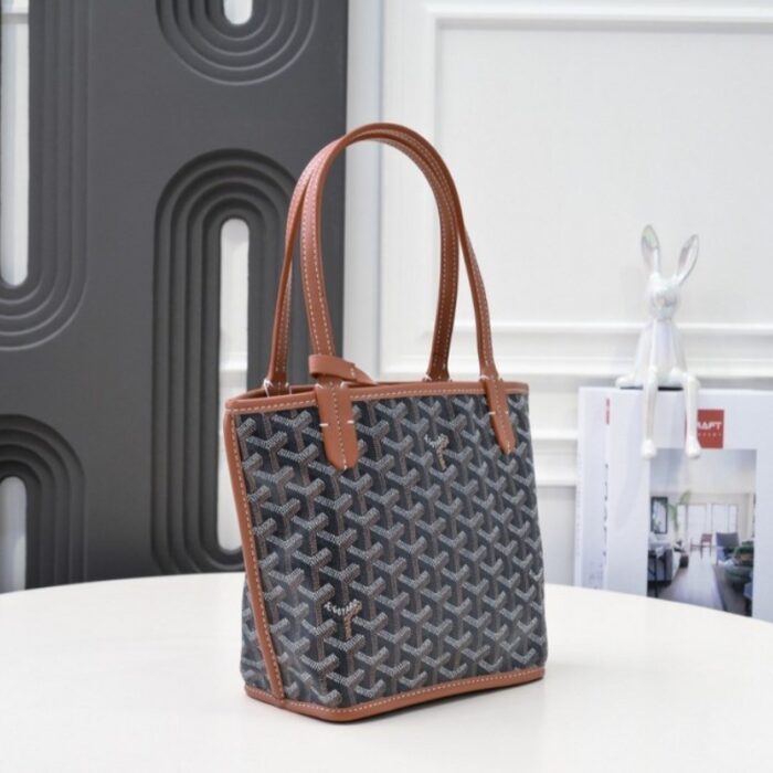 Goyard Anjou Mini Bag Black/Brown GYD017 - Image 2