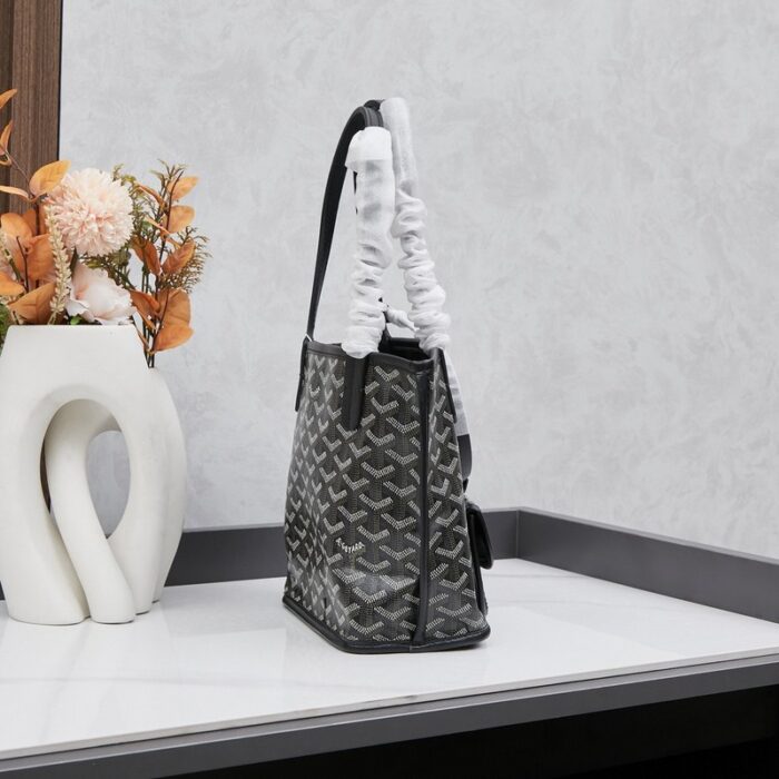 Goyard Anjou Mini Bag Customized Heart Black GYD026 - Image 2