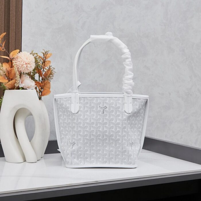 Goyard Anjou Mini Bag Customized Heart White GYD030 - Image 2