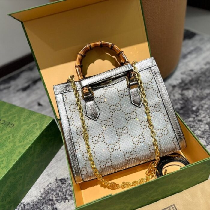 Gucci Diana Nano Bag Silver GC256 - Image 2