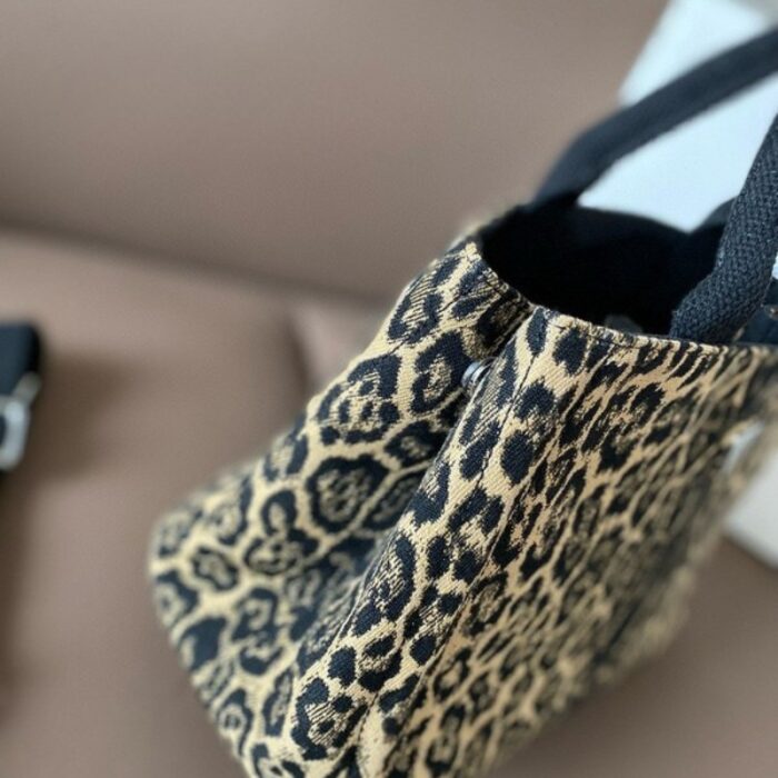 Prada Canapa Leopard Tote Bag PD089 - Image 2