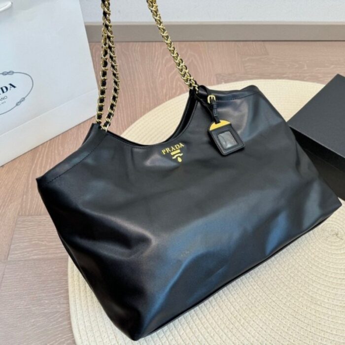 Prada Soft Calf Chain Tote Bag PD092 - Image 2