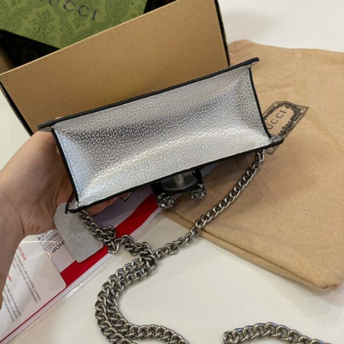 Gucci Tote Dionysus Silver Bag GC247 - Image 3