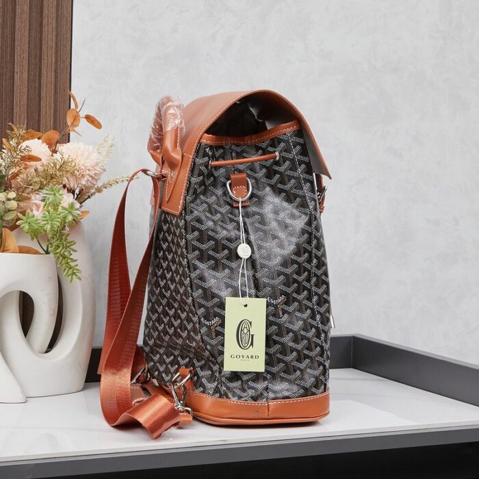 Goyard Alpin MM Backpack Brown Bag GYD009 - Image 3