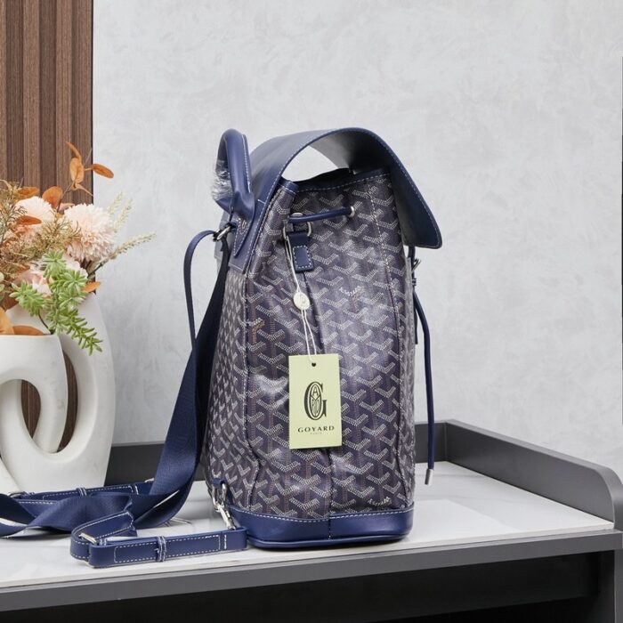 Goyard Alpin MM Backpack Blue Bag GYD010 - Image 3
