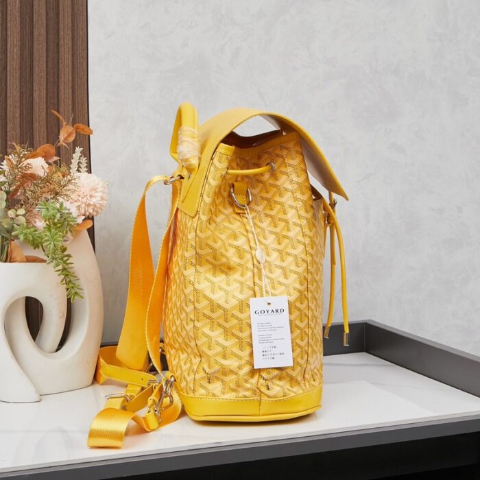 Goyard Alpin MM Backpack Yellow Bag GYD015 - Image 3