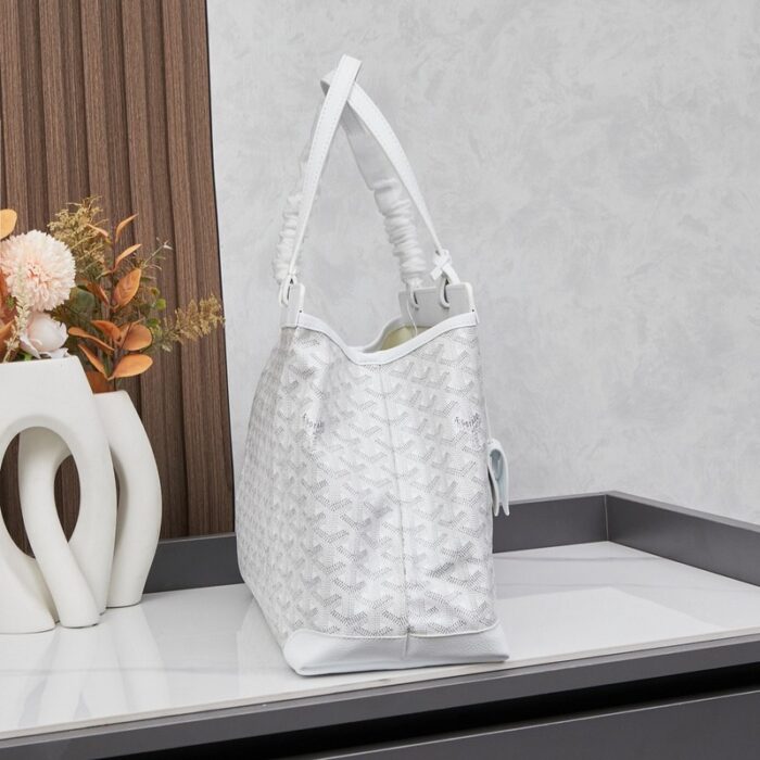 Goyard Bellechasse Biaude PM Bag White GYD031 - Image 3