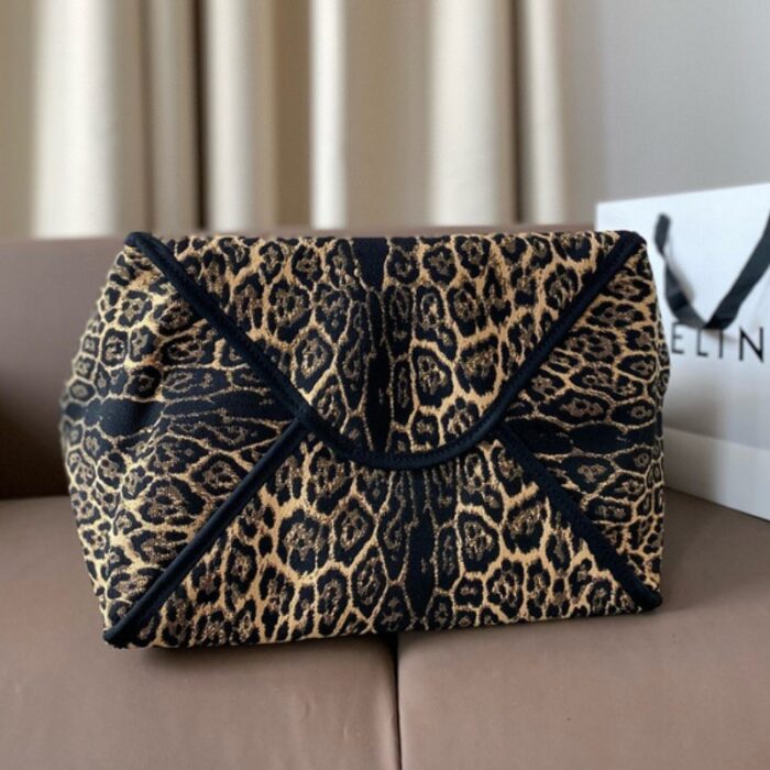 Celine Gusset Leopard Tote Bag CE006 - Image 3