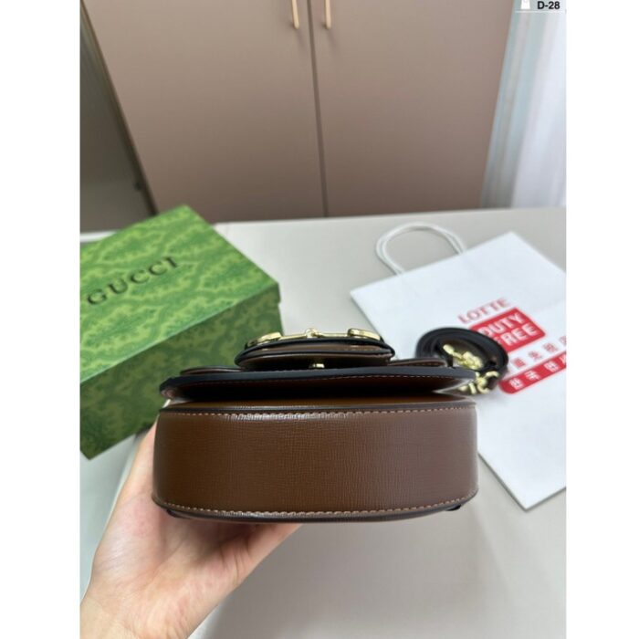 Gucci Horsebit 1955 Mini Shoulder Bag Beige GC210 - Image 4