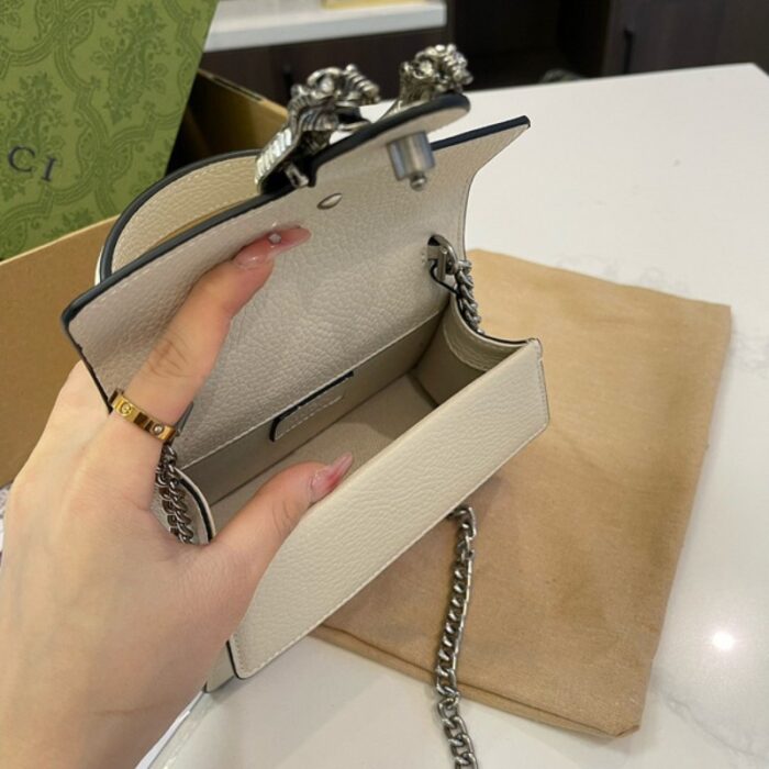 Gucci Tote Dionysus White Bag GC244 - Image 4